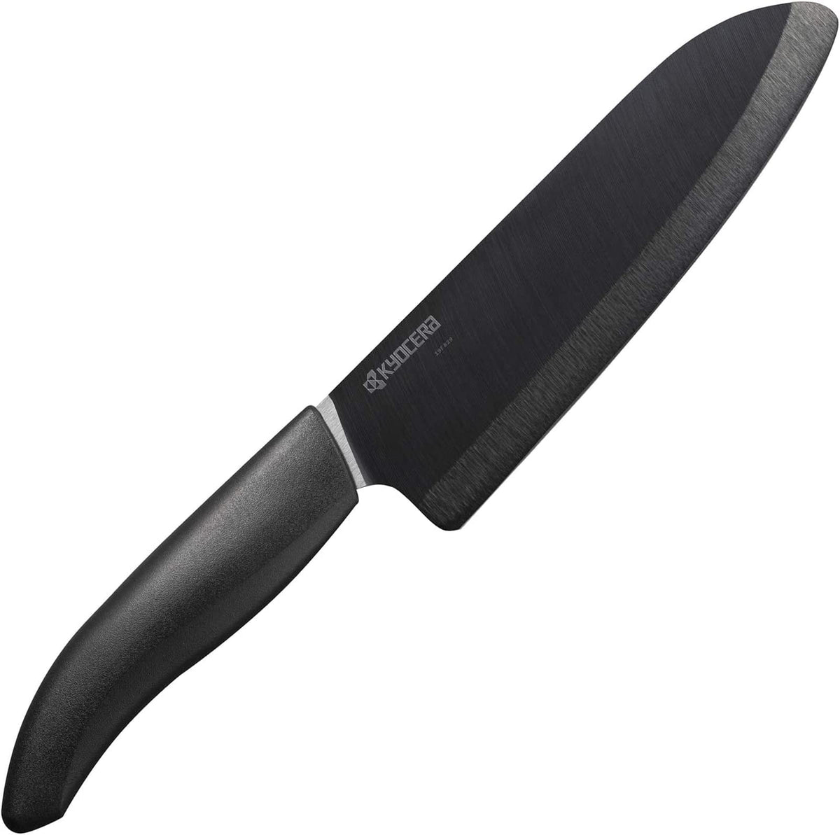 KYOCERA Bio-Resin Handle Ceramic Santoku Knife 16 cm — 5 Colours