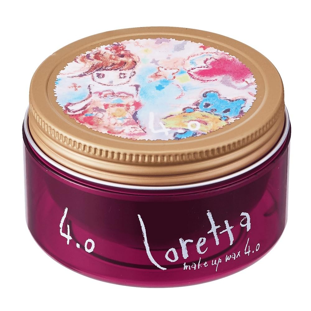 Loretta Make Up Wax 4.0, 65 g Light-Hold Hair Wax for Bouncy Ends, with Rice Wax, Rice Germ Oil and Damask Rose Oil