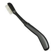 Shishida Seishindo MK-700BK Folding Metal Mascara Comb, Black Polycarbonate Handle with Stainless Steel Teeth, Made in Japan