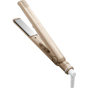 SALONIA Straight Hair Iron 24 mm SAL25126, Dial Temperature 120 to 230 C with Negative Ions, Auto Power Off and Overseas Multi-Voltage, Champagne Gold or Champagne Red