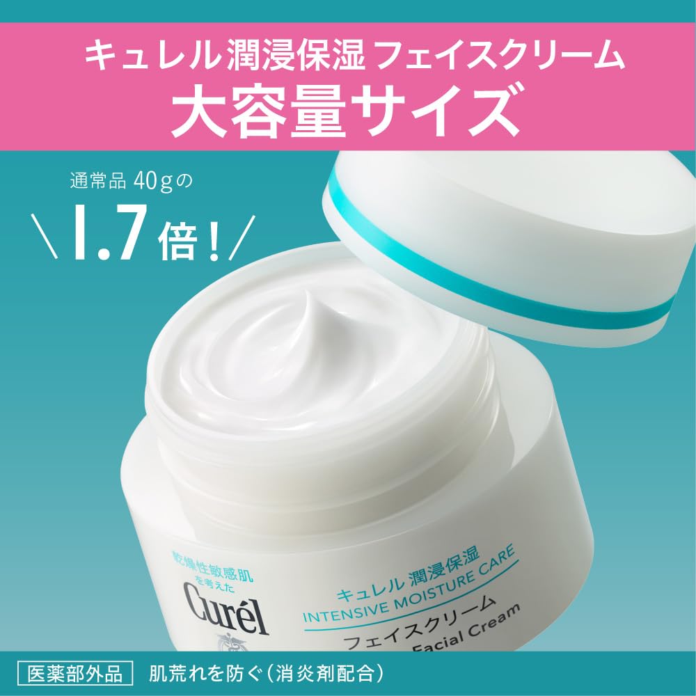 Curél Intensive Moisture Care Face Cream — Ceramide Care Large 70 g