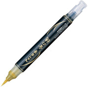 Pentel Brush Pen Gold or Silver Tip XGFH, Metallic Water-Based Ink Brush Pen for Cards and Illustrations, Nylon Fibre Tip, 17 x 14 x 143 mm and 16 g, 1 Pen, Set of 2 or 5 Sets