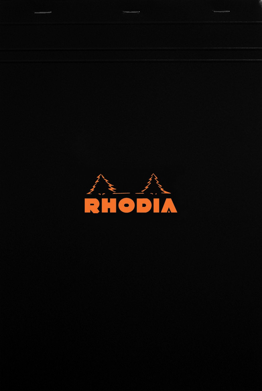 Rhodia Block Notepads, 80 Sheets with Water-Repellent Cover and Micro-Cut Perforation, Sizes No.10 to No.19 and A3+, Grid, Lined or Meeting Rule, Orange, Black or White, 1 to 5 Pads