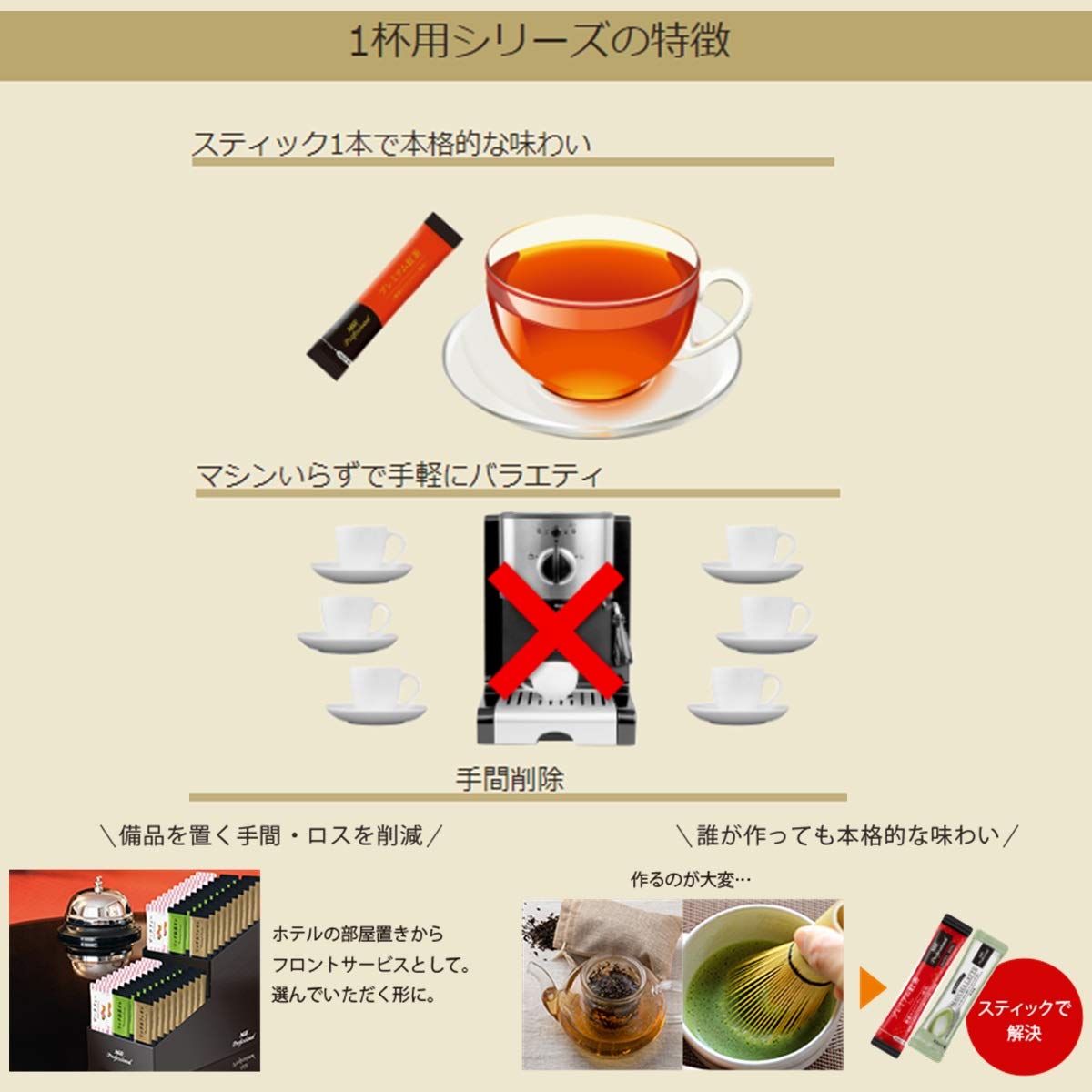AGF Professional Rich Matcha Latte Sticks, 30 Sticks