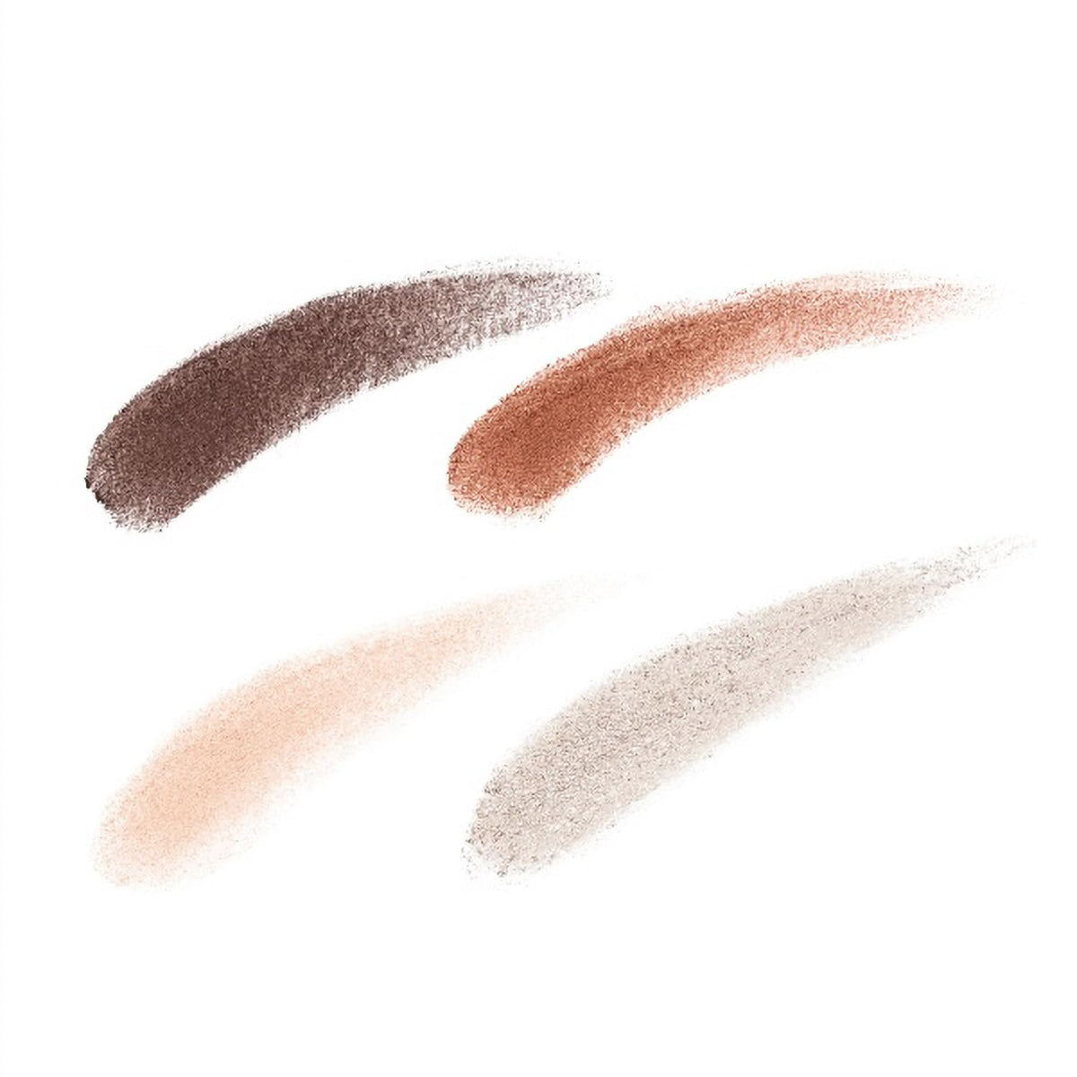 Face Color Palette 500 Sugar Spot, 4-Colour Brow, Eyeshadow, Highlight and Shading Palette with Chip, Sweet Brown