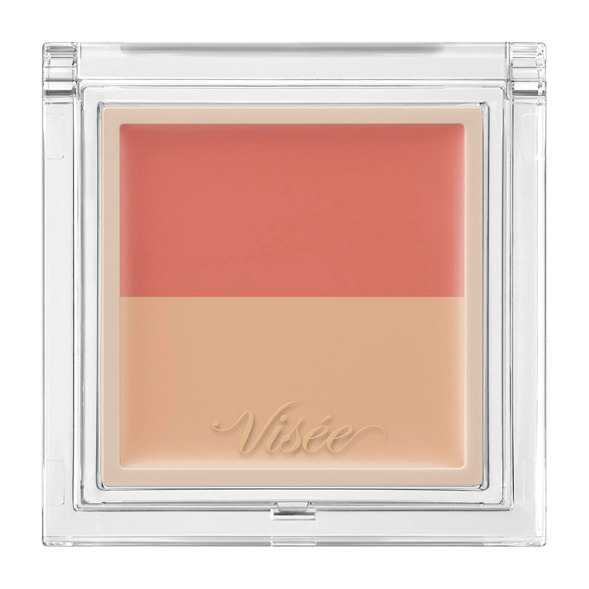 Visee Color Duo Trick Concealer 01 Red Trick (Natural Beige), 2.5 g Two-Colour Cream Concealer that Corrects Dark Under-Eye Circles with a Complementary Red, Fragrance-Free, Made in Japan