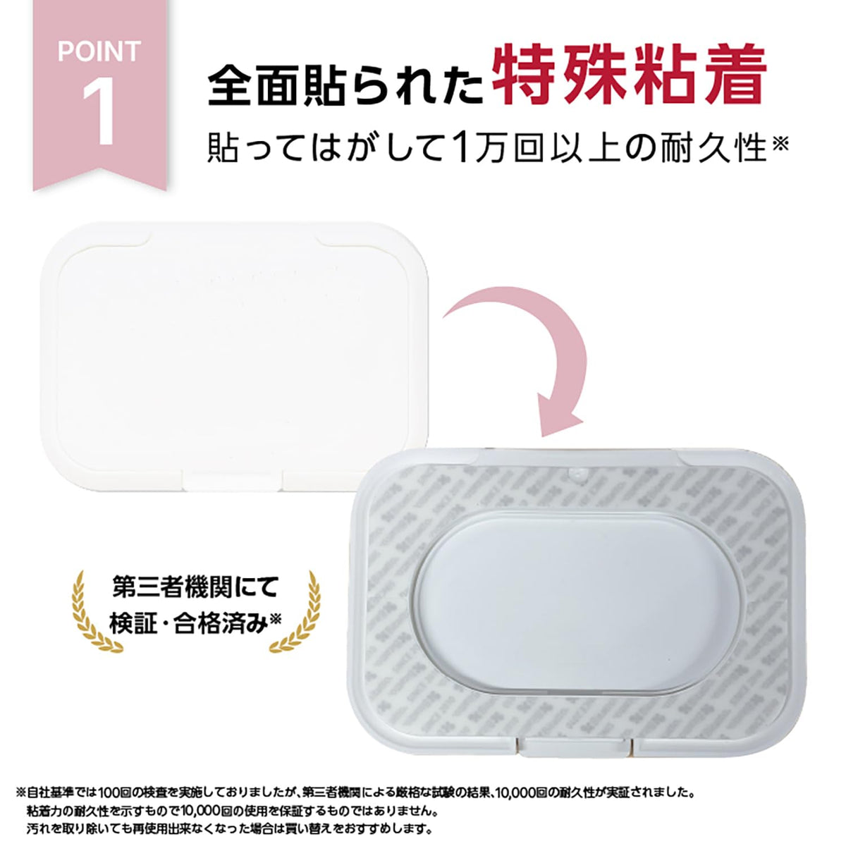 Bitatto Wet Sheet Lid, Set of 3 Pastel Colours Pink White Blue, Reusable Washable Lid for Baby Wipe and Cleaner Sheet Packs, Made in Japan