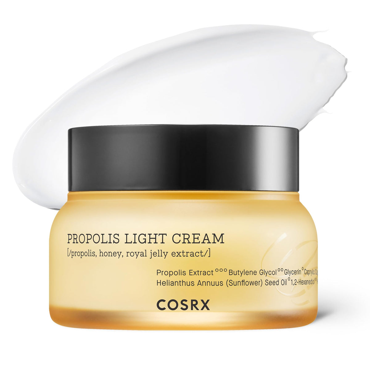COSRX Full Fit Propolis Light Cream, 64.5% Propolis Extract Non-Sticky Gel Moisturising Face Cream, 65 mL