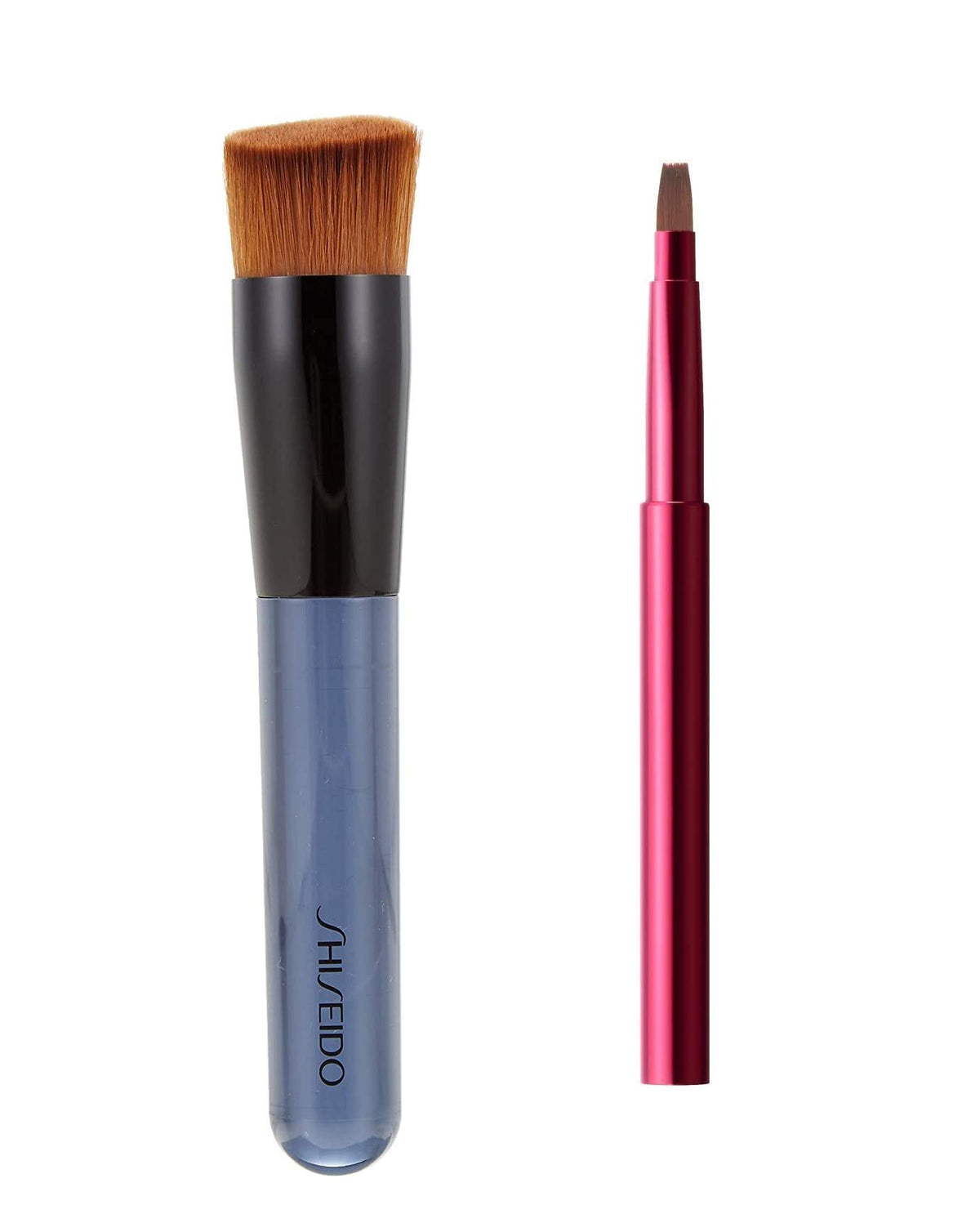 Shiseido Foundation Brush 131 + Lip Brush (Red) N407 Set