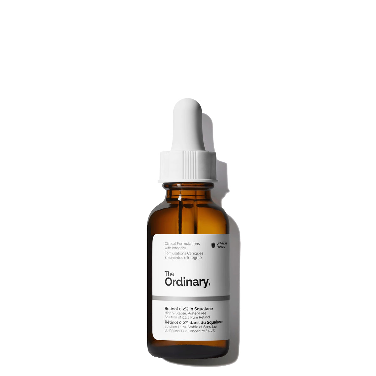 The Ordinary Retinol 0.2% in Squalane, Water-Free Pure Retinol Serum for First-Time Retinol Care, 30 mL