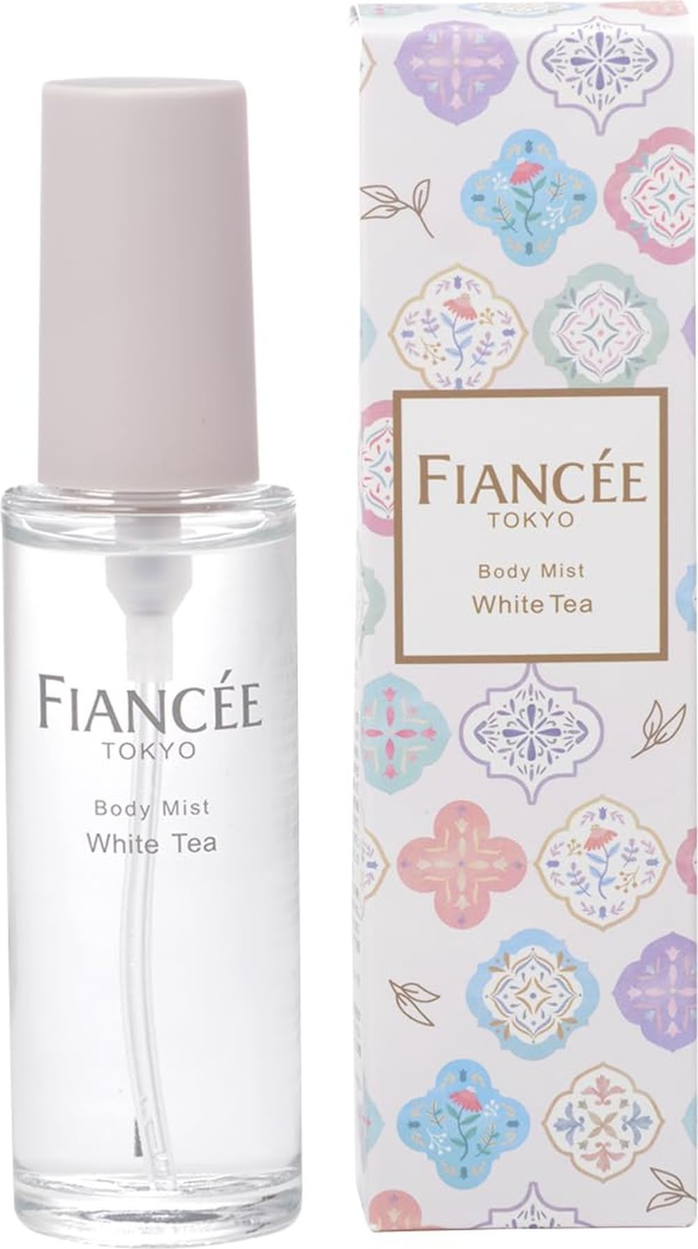 Fiancee Body Mist Eau de Cologne, 50 mL Pump Spray Bottle in Eight Scents: Pure Shampoo, Baby Puff Puff, White Tea, White Musk, Muscat Parfait, UI Lilac, Shabon or Pure Mellow Shampoo