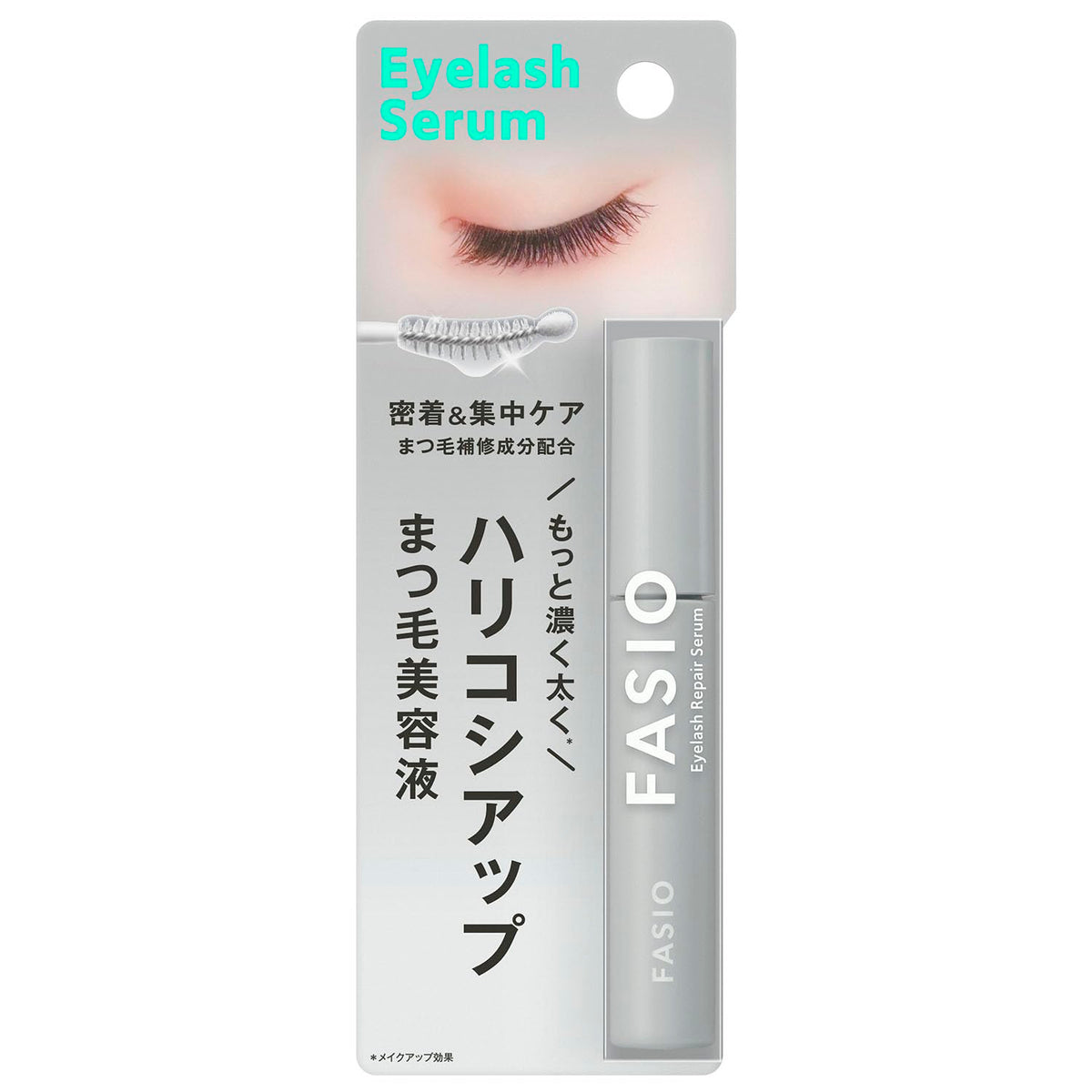 FASIO Eyelash Serum, Firmness and Body Boost Lash and Brow Serum 5.5 mL, Lash-Extension Safe, Ball-Tip Brush, Mineral-Oil and Paraben Free