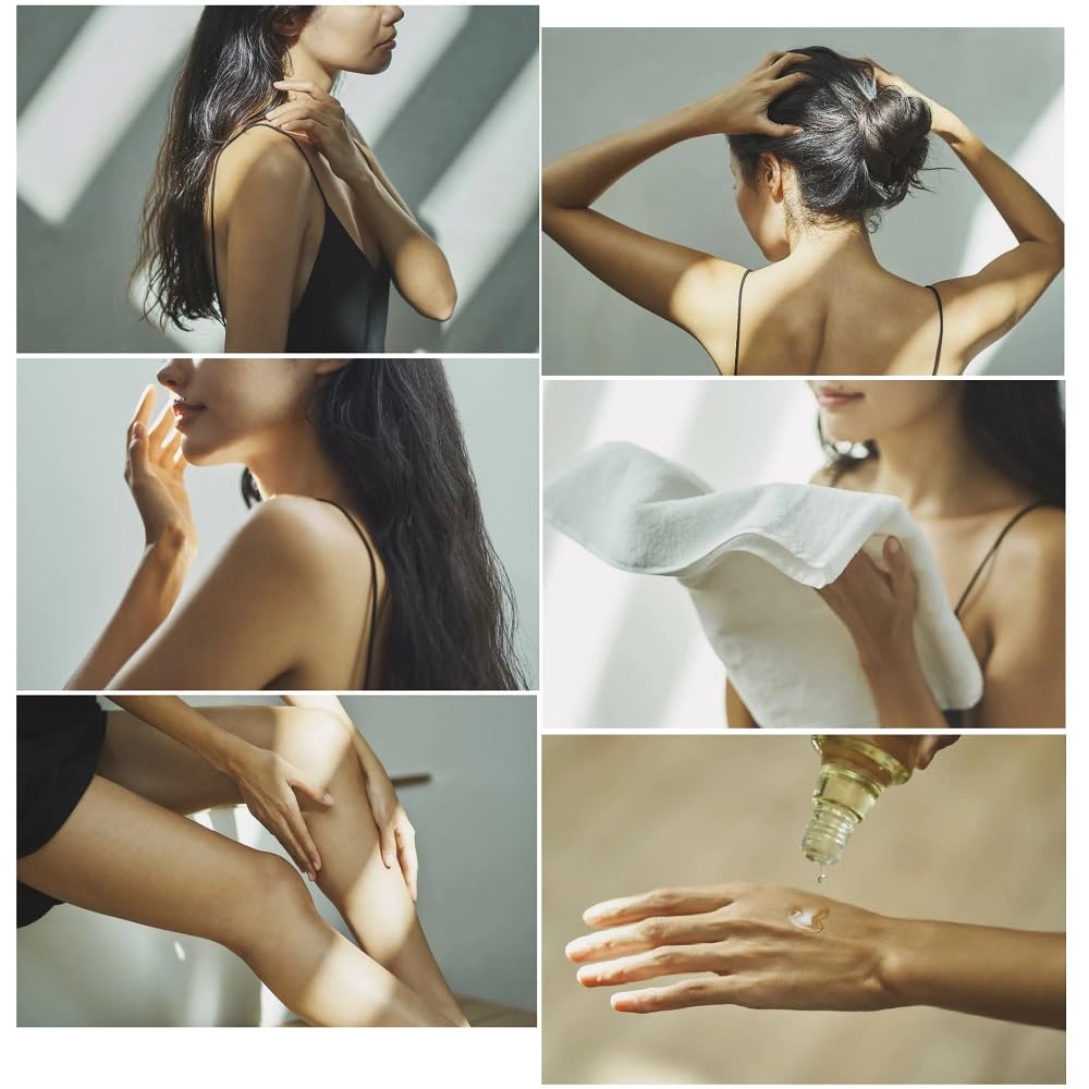 Kurobara Honpo Pure Camellia Oil 47 mL, 100% Fresh-Pressed Fragrance-Free Multi Oil for Hair, Scalp, Face and Body