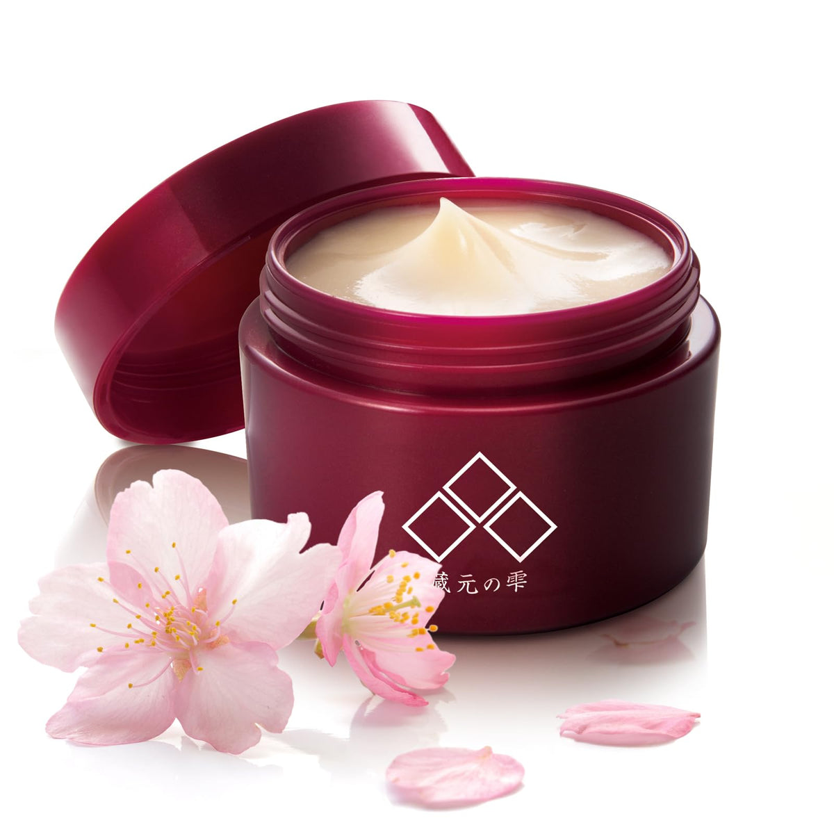 Kuramoto no Shizuku Sake Lees Beauty Cream with Rice Bran, Yogurt, Vitamin C, Prune and AHA, 6 g, 20 g or 50 g Jar