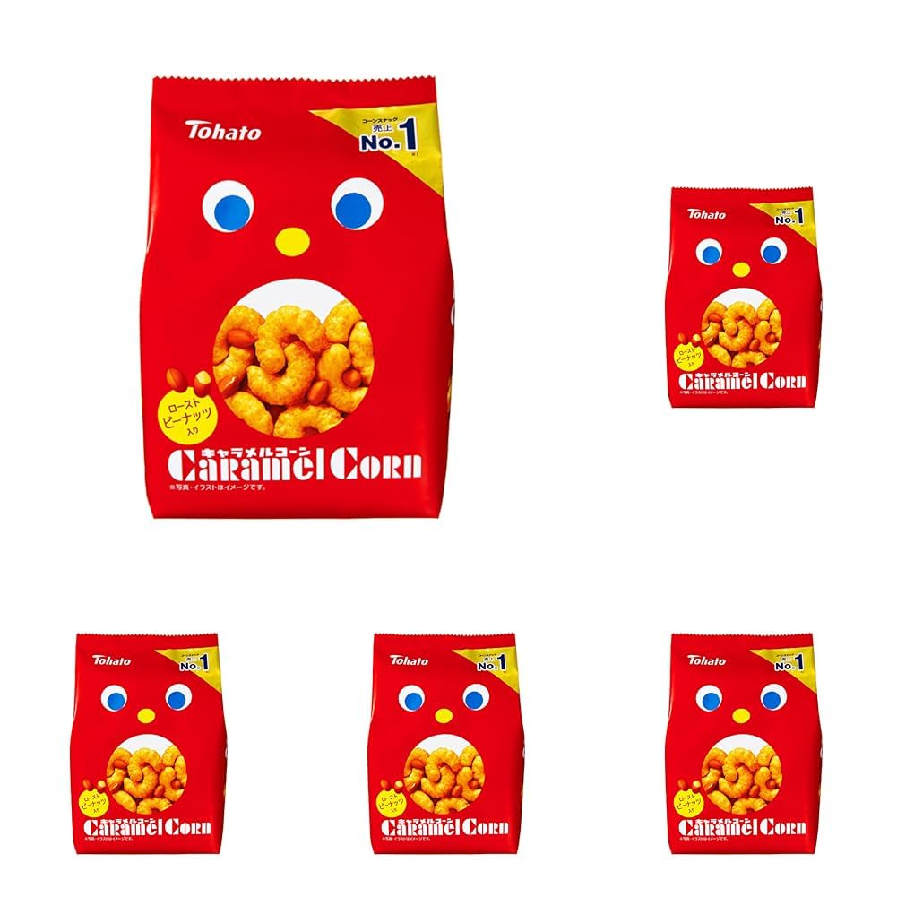 Tohato Caramel Corn Peanut Snack, 70 g