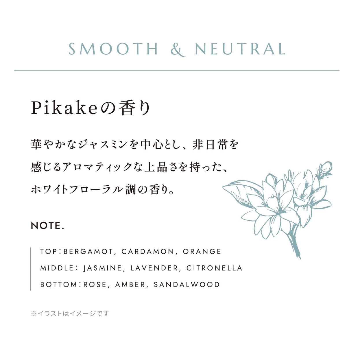 LIKOA Smooth and Neutral Shampoo, 500 mL, Hawaii-Inspired Vegan Non-Silicone Sulfate-Free Shampoo with Hyaluronic Acid