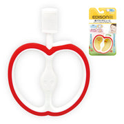 Edisonmama My First Baby Toothbrush, Soft Silicone Apple or Banana Shape, Chew-Safe Training Toothbrush from 6 Months
