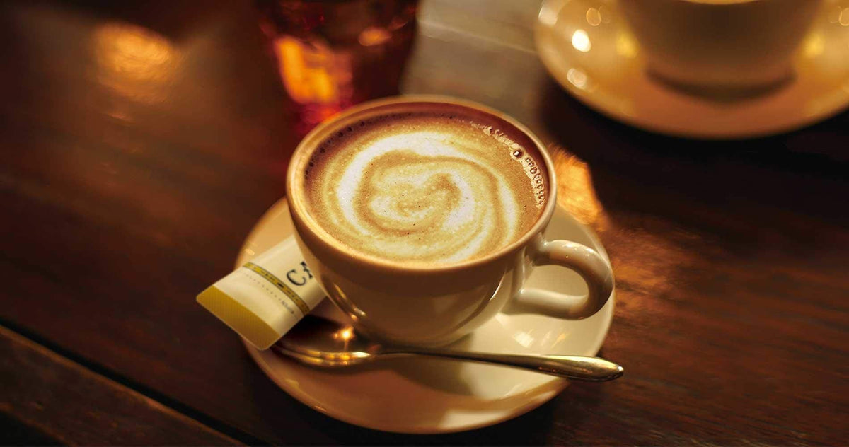 Key Coffee Cafe Au Lait Instant Stick Coffee With Hokkaido Cream, 6 Boxes Of 8 Sticks