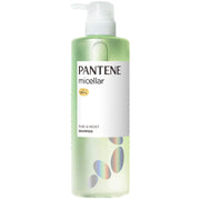 Micellar Pure and Moist Silicone-Free Shampoo Pump, Scalp Cleansing Shampoo with Micelle Particles, Pro-Vitamin B5, Niacinamide and Aloe Vera Juice, Violet and Peony Scent, 500 mL