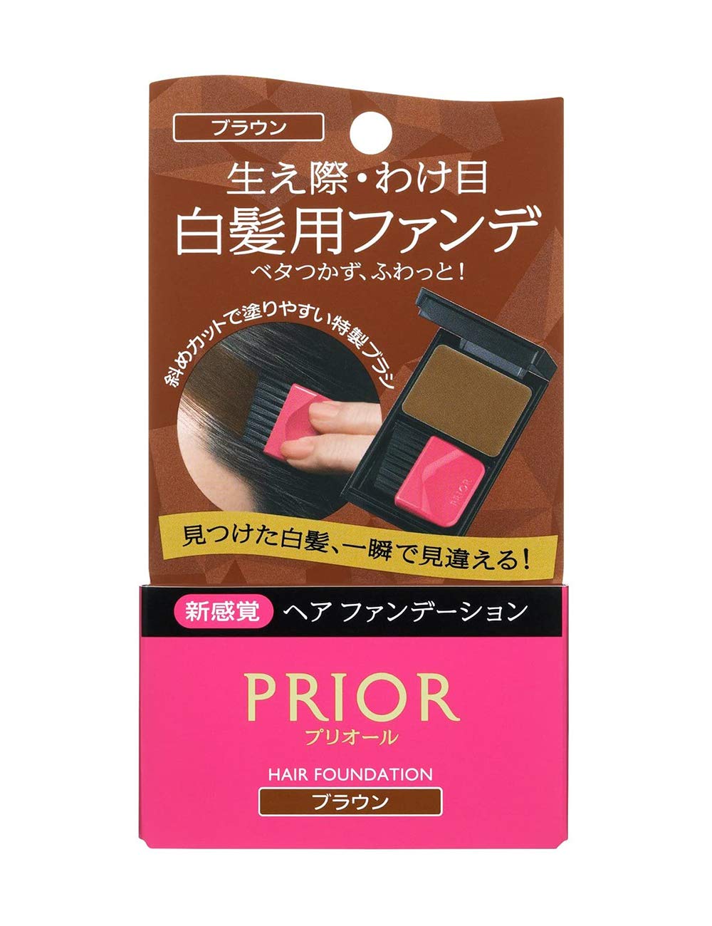 PRIOR Hair Foundation — Instant Gray Hair Cover