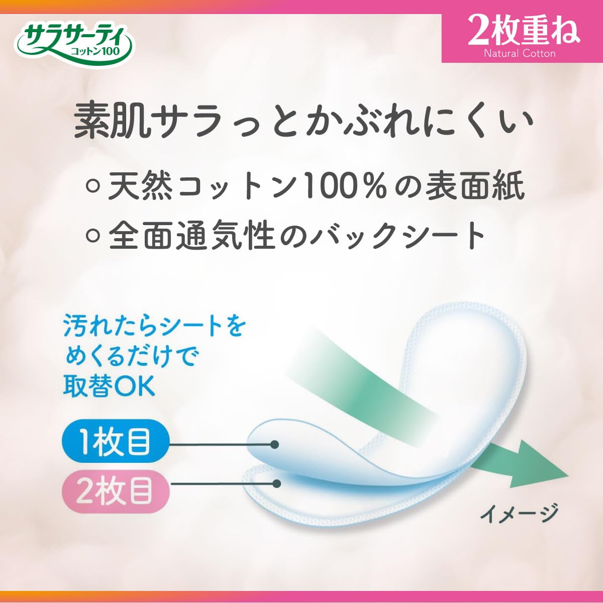 Sarasati 2-Layer Peelable Discharge Sheets, Unscented