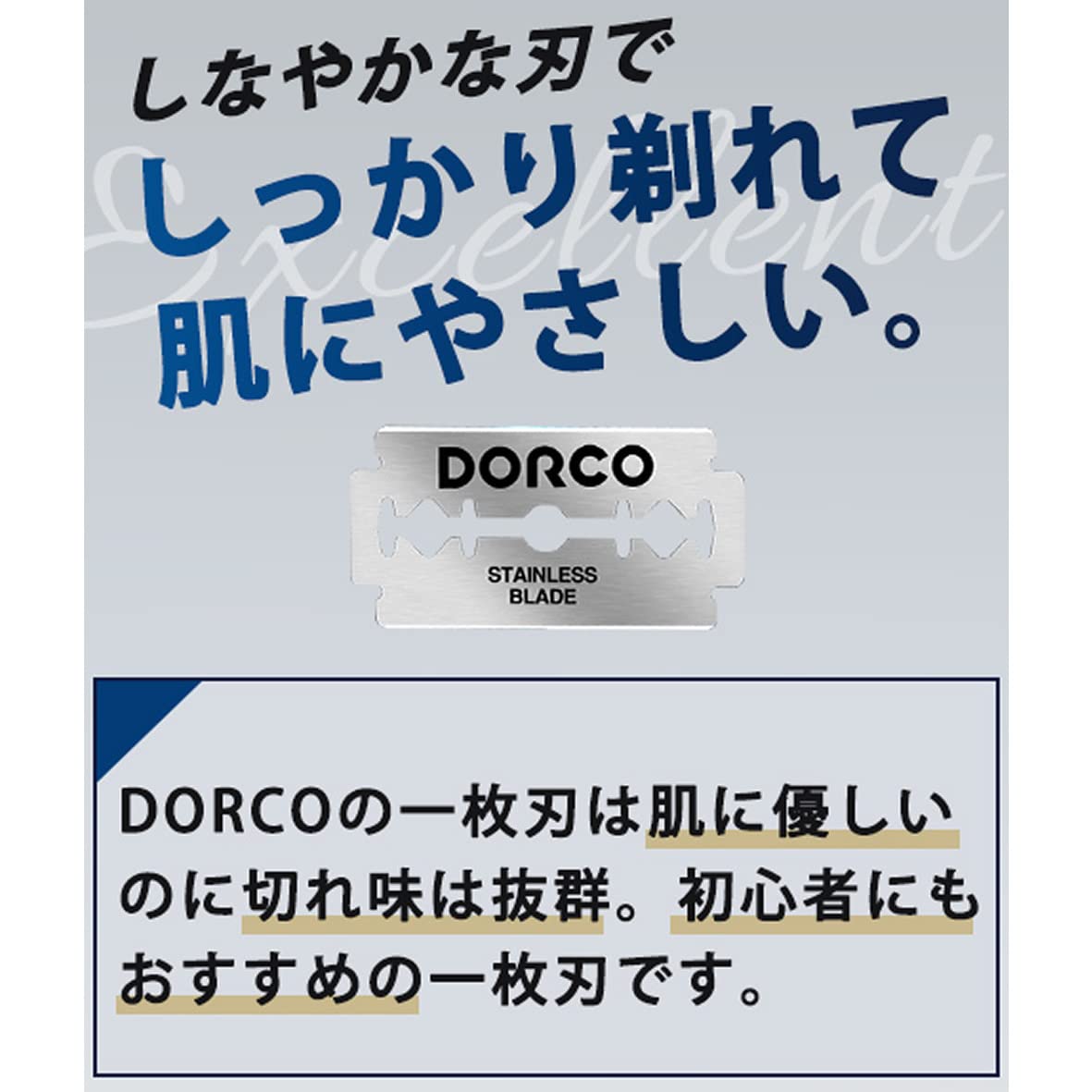 Dorco ST-300 Double-Edge Razor Blades, Set of 30 Single-Blade Stainless Steel Replacement Blades with New Platinum Coating