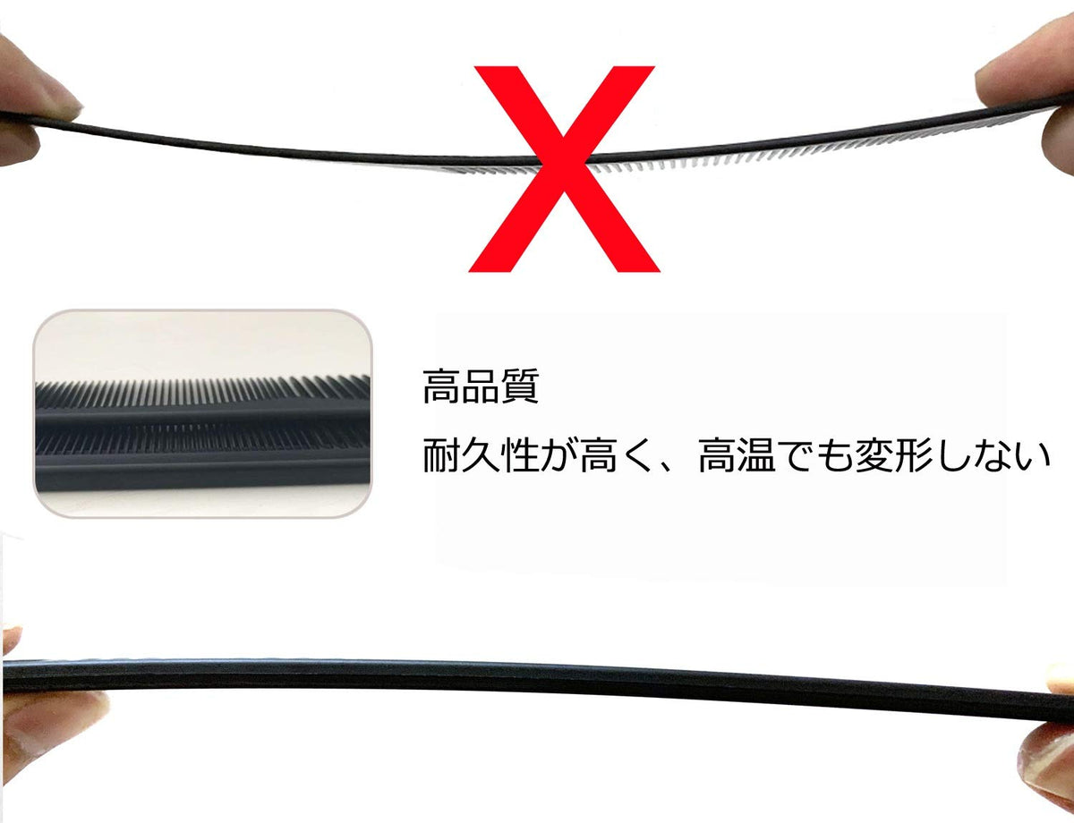 Avenoir Cutting Comb, Black Anti-Static Heat-Resistant Plastic Tail Comb with Fine Teeth for Sectioning Hair, 24 cm, Men and Women