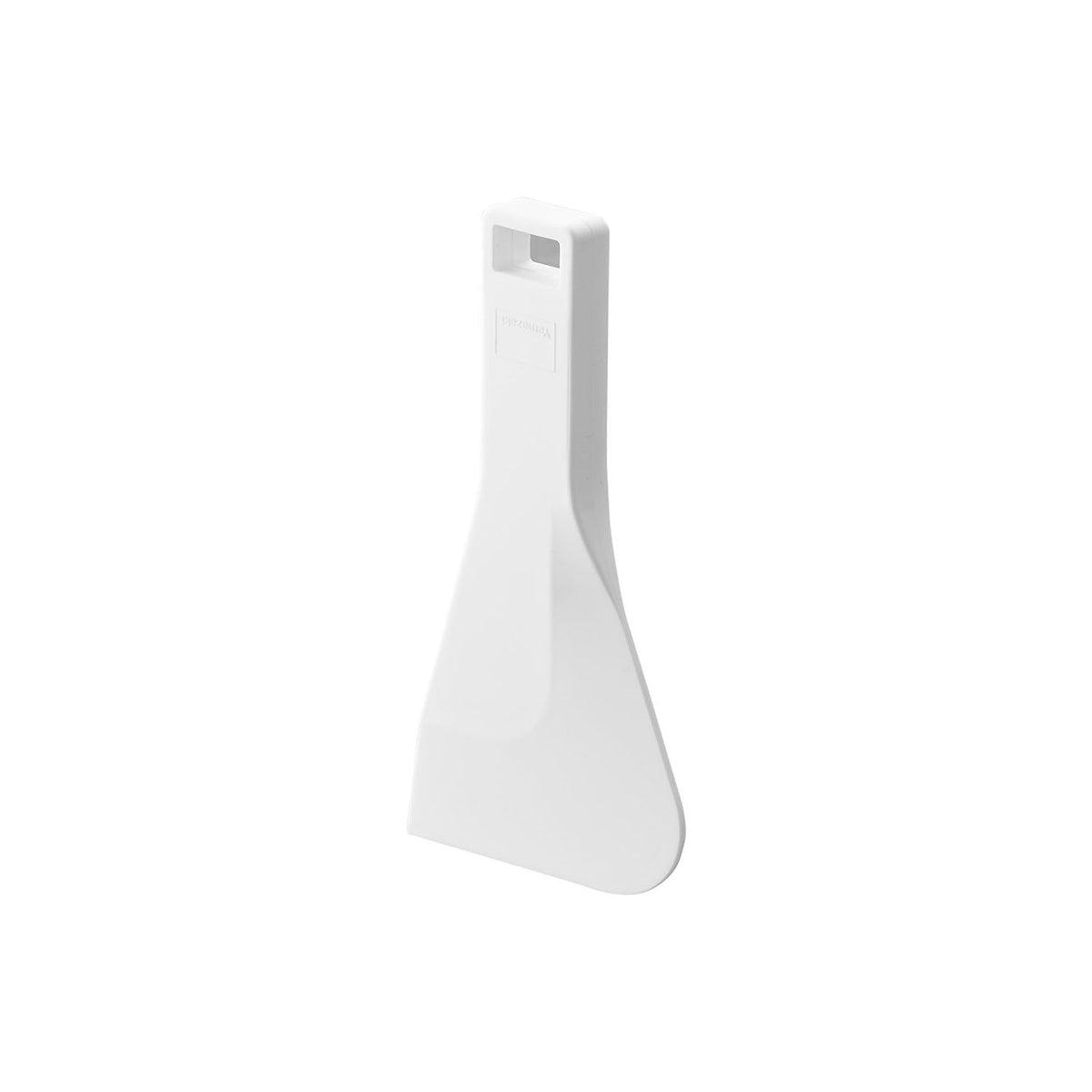 Yamazaki Tower Magnetic Silicone Scraper, Silicone Scraper With a Magnet in the Handle That Floats on a Kitchen Panel, Handle Keeps Hands Clean, Gentle on Cookware, Heat Safe to 210 C, 7 x 1 x 15 cm and 60 g, White or Black