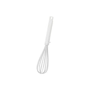 Yamazaki Tower Silicone Handle Whisk, Whisk With a Silicone Handle and Nylon Wires That Do Not Scratch Bowls, Whips Cream and Egg White Cleanly, Tip Lifts Off the Counter, Dishwasher Safe, 6 x 6 x 29.5 cm and 75 g, White or Black