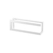 Yamazaki Line Slim Slipper Rack for Four Pairs, Slim Open Steel Rack that Stands Four Pairs of Slippers at an Entrance or in a Living Room, 42 x 10.5 x 14 cm and 750 g, White or Black