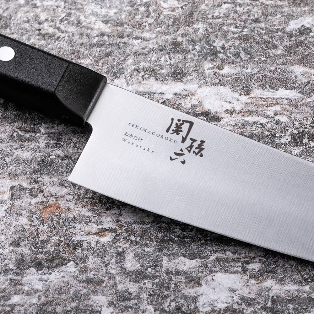 KAI Seki Magoroku Wakatake santoku knife 165mm, Seki Magoroku Wakatake santoku knife 165mm, 48 x 293 x 17 mm Overall, About 108 g, Made in Japan, 4.8 x 29.3 x 1.7 cm and 108 g, Standard