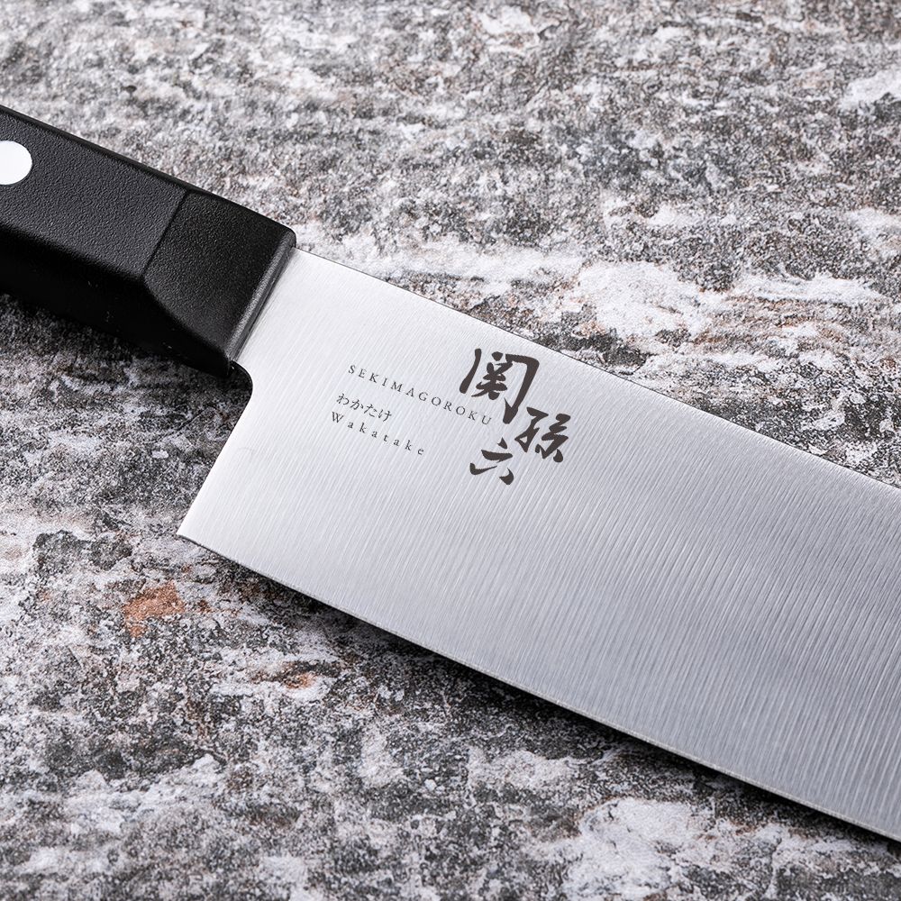 KAI Seki Magoroku Wakatake nakiri vegetable knife 165mm, Seki Magoroku Wakatake nakiri vegetable knife 165mm, 48 x 293 x 17 mm Overall, About 118 g, Made in Japan, 4.8 x 29.3 x 1.7 cm and 118 g, Standard