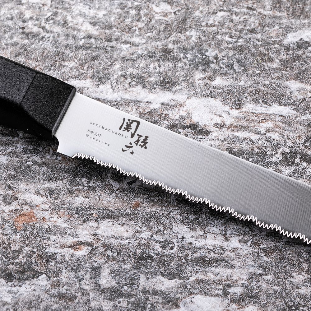 KAI Seki Magoroku Wakatake Frozen Food Knife 210mm, Seki Magoroku Wakatake Frozen Food Knife 210mm 28 x 337 x 17 mm, 80 g, Made in Japan, 2.8 x 33.7 x 1.7 cm and 80 g, Standard
