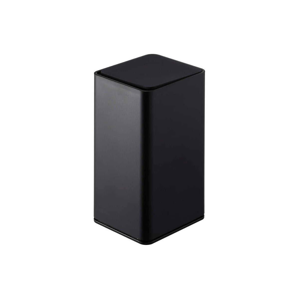 Yamazaki Tower Roll-Type Wet Wipe Case, Small Case for Refill Roll-Type Wet Wipes with a Silicone Seal that Keeps Them Moist, 8 x 9 x 17 cm and 275 g, White or Black