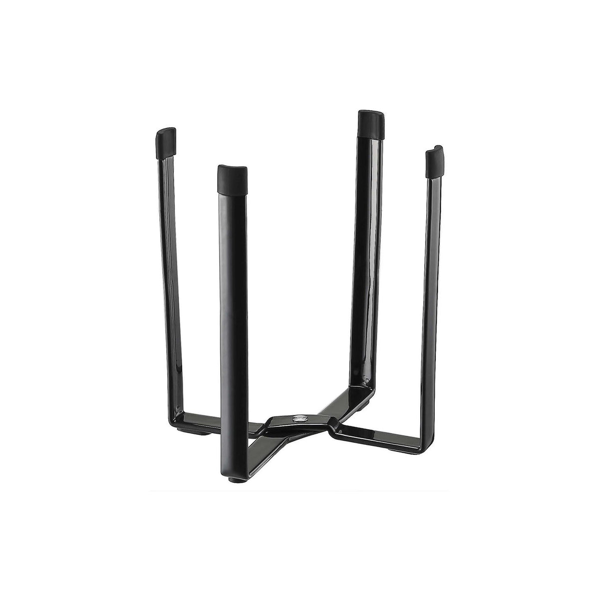 Yamazaki Tower Poly Bag Eco Holder, Small Stand That Holds a Poly Bag for Vegetable Scraps While You Cook, Also Dries Glasses, Flasks and Bottles, Silicone Anti-Slip, 12 x 9.5 x 16.5 cm and 310 g, White or Black