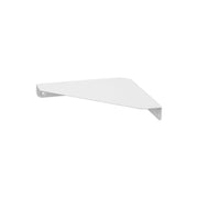 Yamazaki Tower Wall-Mounted Corner Shelf, Corner Shelf Fixed With Plasterboard Pins to Show Small Items and Decor, Cables Can Run Through the Corner Gap, Holds 3 kg, 22 x 22 x 3.3 cm and 580 g, White or Black