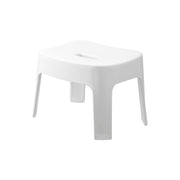 Yamazaki Tower Magnetic Bath Stool, 25 cm Seat, Bath Stool with a Built-In Magnet that Floats on a Steel Bathroom Wall, Seat 25 cm High, Holds 100 kg, 33 x 26.5 x 25.5 cm with a 25 cm seat and 1200 g, White or Black