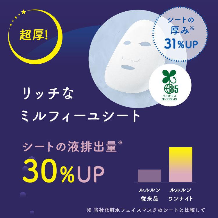 Lululun One Night Rescue Moisture Sheet Mask, 5 Sheets