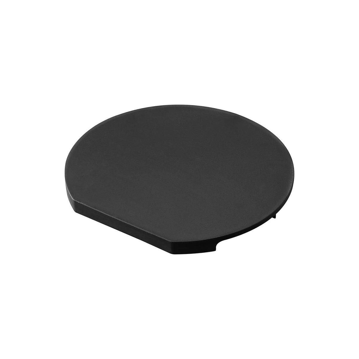 Yamazaki Tower Dishwasher-Safe Magnetic Round Cutting Board, Magnetic Round Cutting Board with Feet that Stands to Dry or Sticks to a Steel Wall, Dishwasher Safe, 30 x 28 x 2 cm and 535 g, White or Black