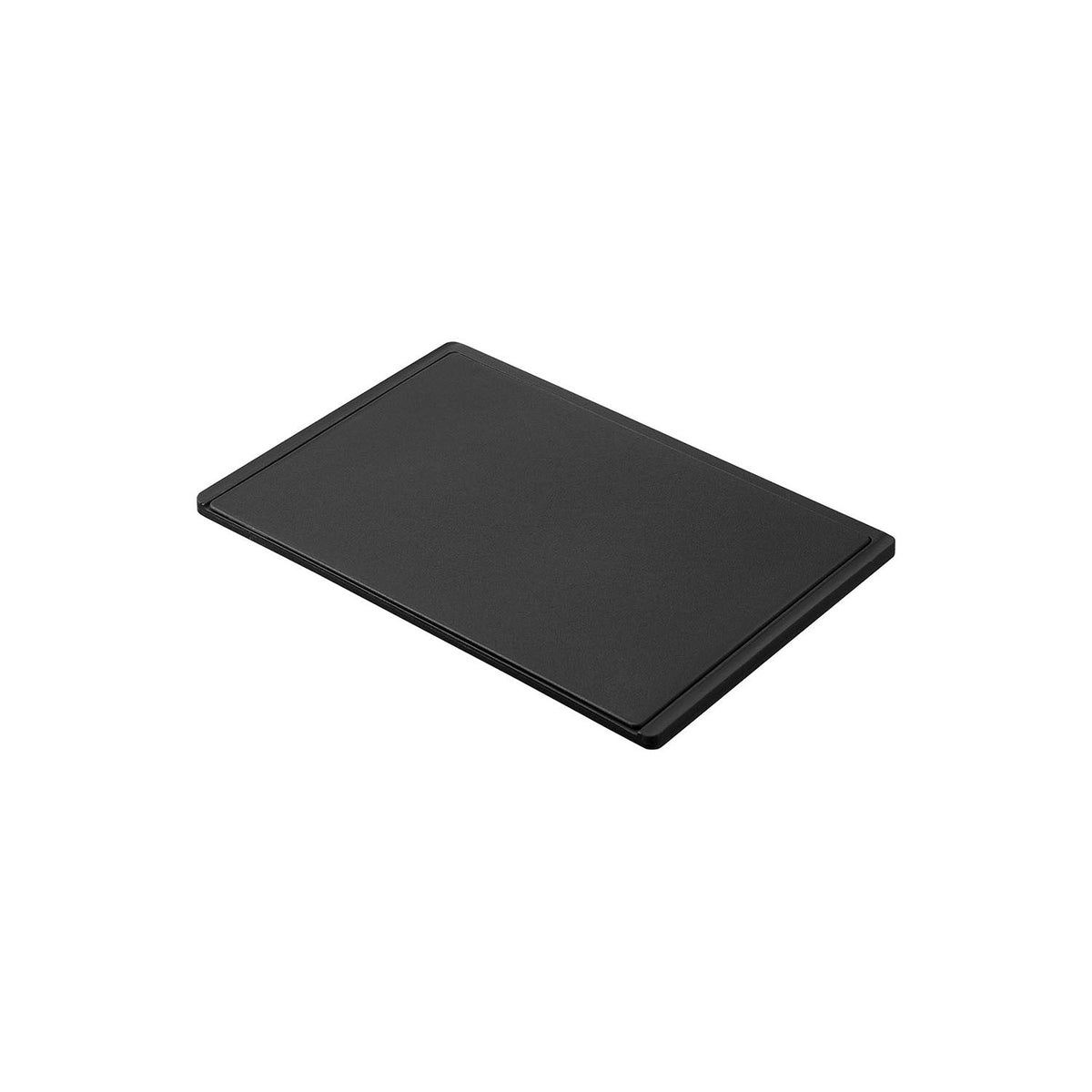 Yamazaki Tower Cutting Board and Sheet Cutting Board Set, Thick Cutting Board with a Non-Slip Edge and a Thin Sheet Board, a Set of Two for Different Foods, Board 33 x 22 x 1 cm; sheet 30.5 x 21 x 0.3 cm and 635 g, White or Black