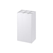 Yamazaki Smart Umbrella Stand for Six Umbrellas, Compact Steel Stand that Holds Six Umbrellas in a Small Footprint, Raise the Trays for Folding Umbrellas, 16.5 x 11 x 30 cm and 1700 g, White or Black