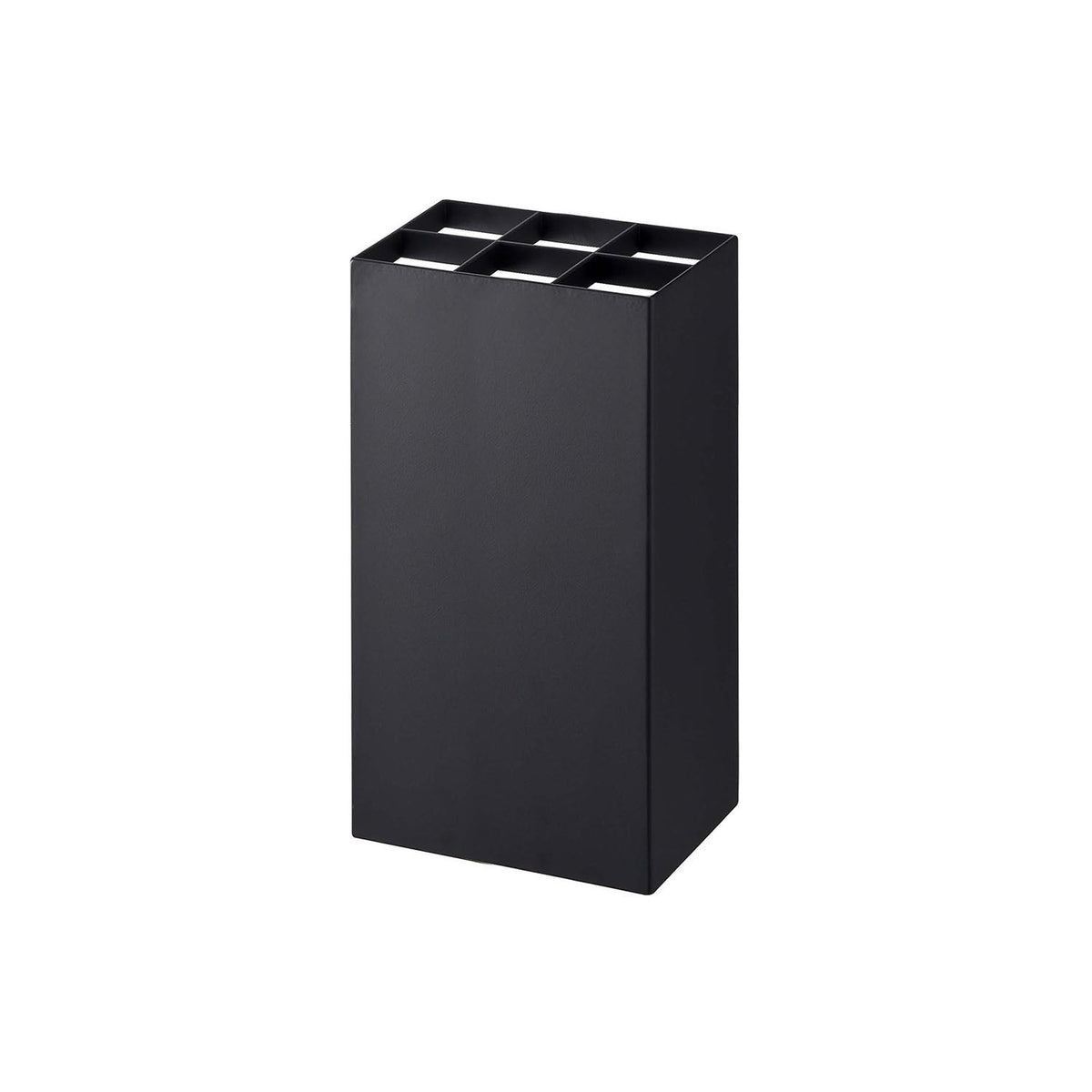 Yamazaki Smart Umbrella Stand for Six Umbrellas, Compact Steel Stand that Holds Six Umbrellas in a Small Footprint, Raise the Trays for Folding Umbrellas, 16.5 x 11 x 30 cm and 1700 g, White or Black
