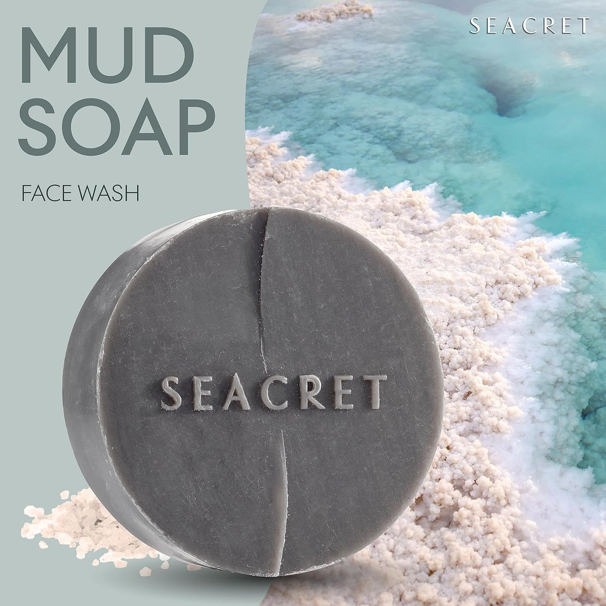 SEACRET Matt Soap Solid Facial Cleanser Dead Sea Mud 125g — source image 2