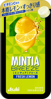 Mintia Breeze Fresh Lemon Sugarless Tablets, 30 Tablets x 8 Cases