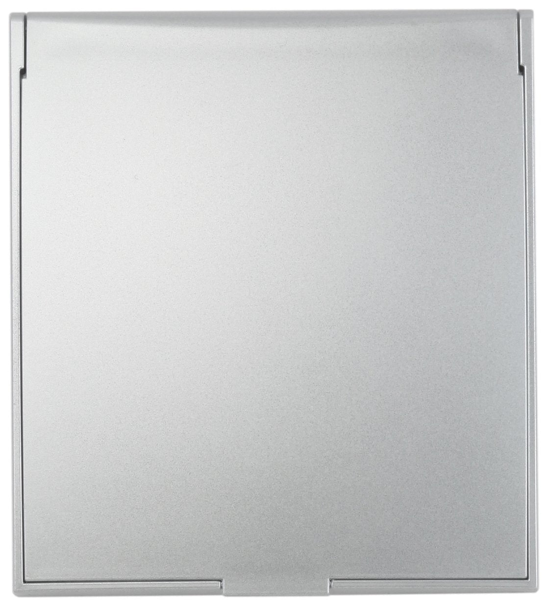 KAI Compact Folding Mirror with 5x Magnifying Side, Silver, Glass Hand Mirror with Flat Mirror on the Other Side, Pocket-Size (Model KX-0755)