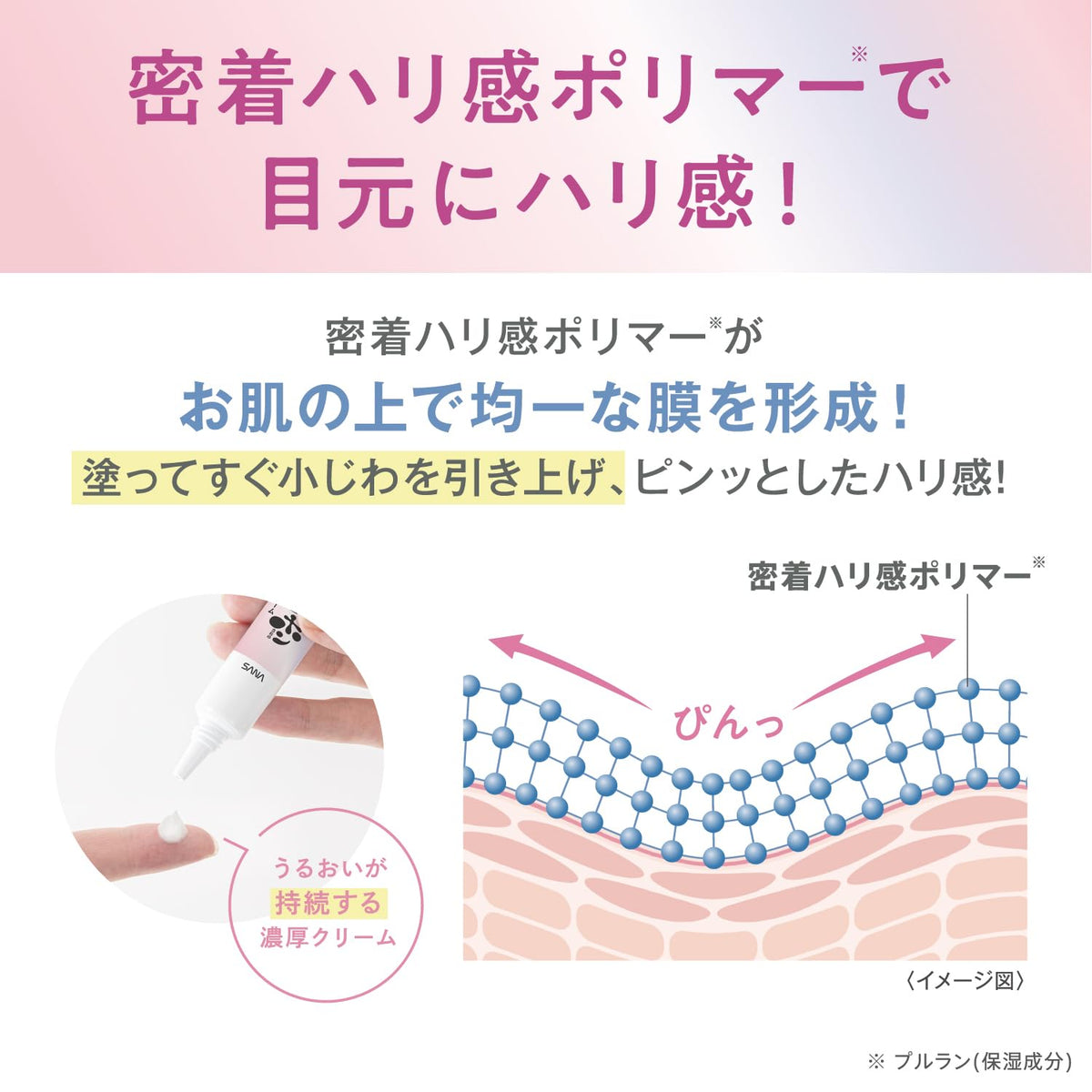 Nameraka Honpo Quasi‑drug Eye Cream — Niacinamide‑Soy Complex