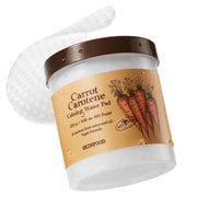 Skinfood Carrot Carotene Calming Water Pad, Thick Cotton Toner Pads with Carrot Seed Oil and Panthenol, 60 Pads, 250 g