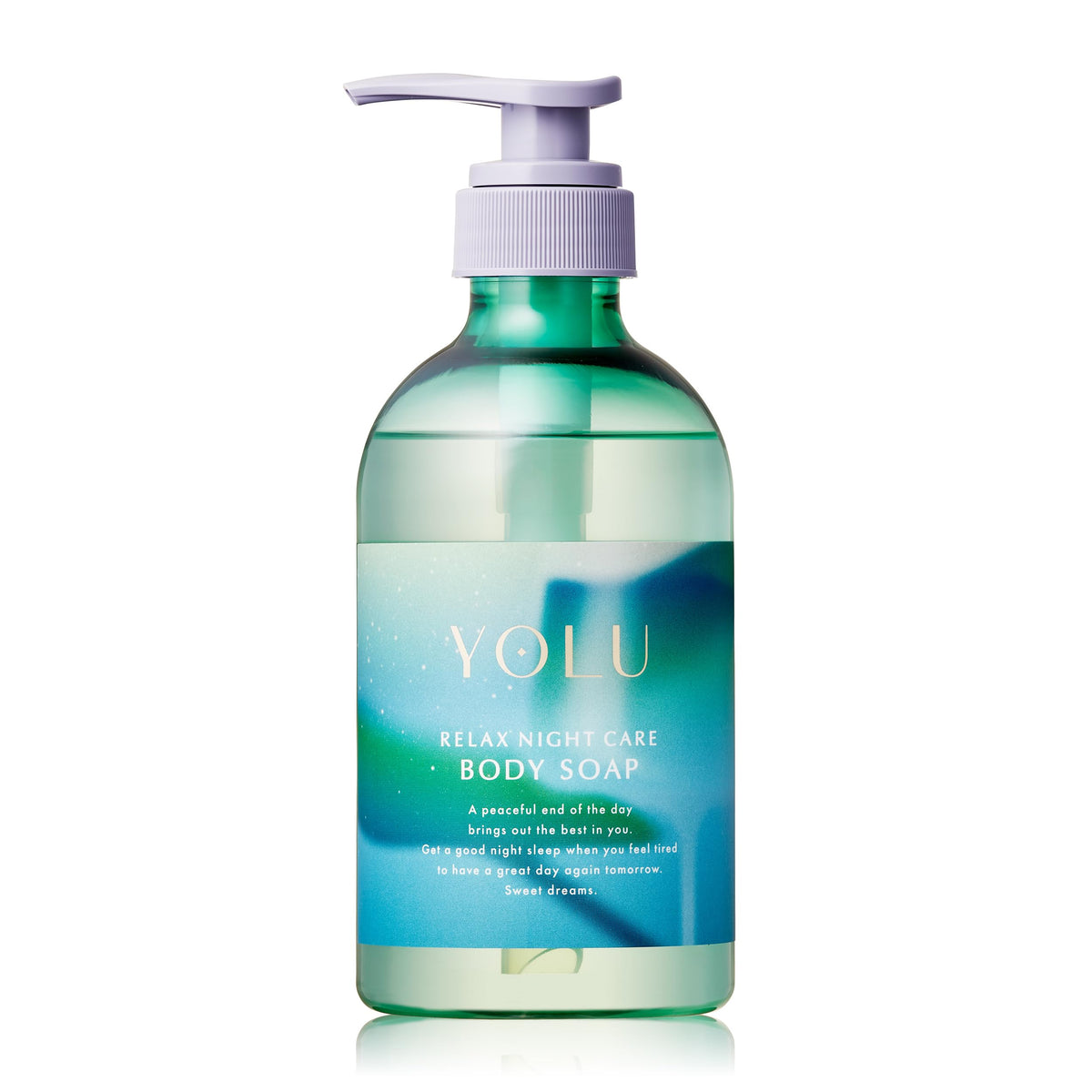 YOLU Relax Night Care Body Soap, Limited Summer Edition Lime Summer Mojito Scent, Overnight Barrier Body Wash, 440 mL Pump