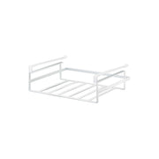 Yamazaki Tower Under-Cabinet Storage Rack L, Wide Rack That Slides Onto a Wall Cabinet Shelf and Holds Small Kitchen Items at a Reachable Height, Holds 2 kg, 30.5 x 26 x 9.5 cm and 710 g, White or Black
