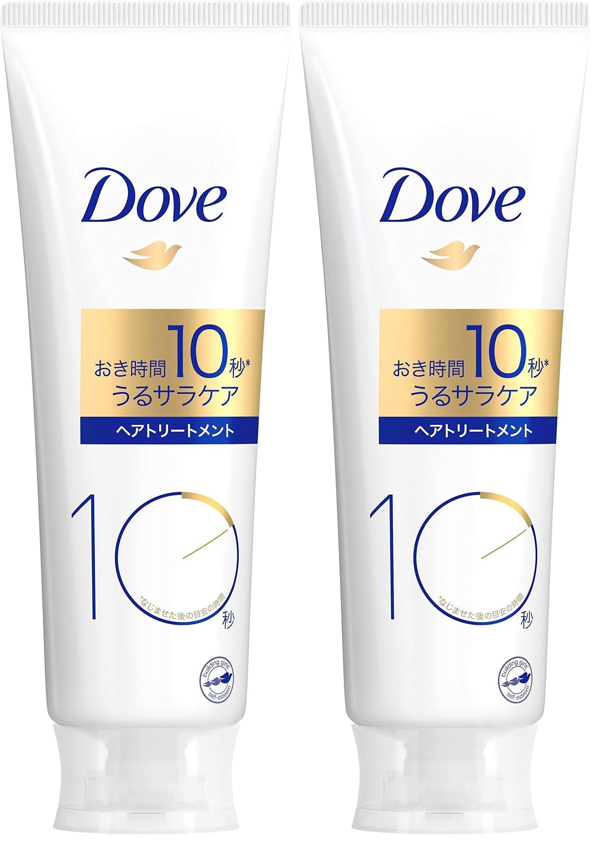 Dove Rich Milk Hair Treatment, 10-Second Rinse-Out Moisture Treatment for Smooth, Soft Hair, Floral and Fresh Fruit Scent, 180 g, 1 or 2 Tubes